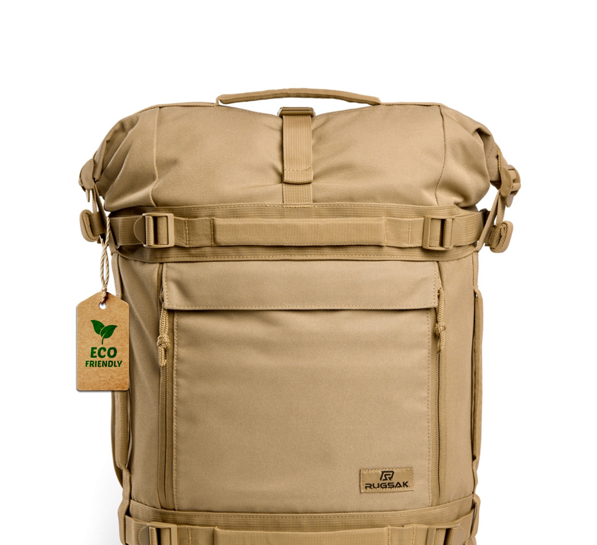 Wepadre Travel Laptop Backpack - Beige Large, USB Charging Port, Flight Approved Carry-On